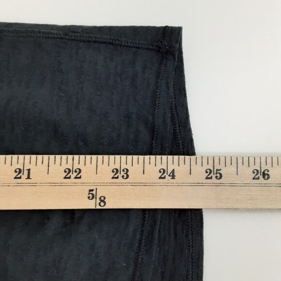 Lululemon Lightest Oversized Crop Tee Black Burnout Sheer Womens 4 Athleisure - Picture 11 of 12